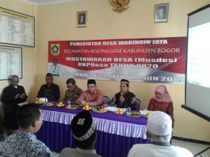 Desa Waringin Jaya Musyawarah Usulan Pembangunan Desa 2020