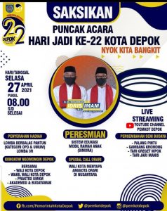 Puncak Hari Jadi Depok Ke-22, Marak Kegiatan