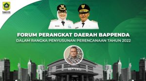 Forum Perangkat Daerah BAPPENDA dalam Rangka Penyusunan Perencanaan Tahun 2022