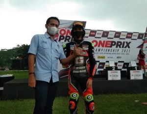 Pembalap Muda Kabupaten Bogor Naik Podium di Balapan Oneprix 2021