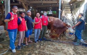 Di Hari Raya Qurban, Mahaiida Foundation Menyalurkan Hewan Qurban PT FAST dan PT HAII