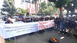 Pemuda Nasionalis Bogor Gelar Aksi di Pengadilan Agama Kota Bogor, Menolak Eksekusi Lahan Milik Ahli Waris Mangsoer Rd H Dalem