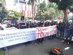 Pemuda Nasionalis Bogor Gelar Aksi di Pengadilan Agama Kota Bogor, Menolak Eksekusi Lahan Milik Ahli Waris Mangsoer Rd H Dalem