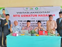 Hadir Dalam Akreditasi MTs. Uswatun Hasanah, Kasubag Kemenag Kab. Bogor KH. Romdon Suport Majunya Pendidikan Islam