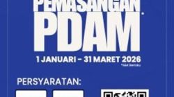 Program Promo Biaya Sambungan Baru Gratis Mulai 1 Januari Hingga 31 Maret