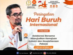 H. Fikri Hudi Ucapkan Selamat Hari Buruh, Terus Berjuang untuk Kesejahteraan dan Masa Depan Lebih Baik